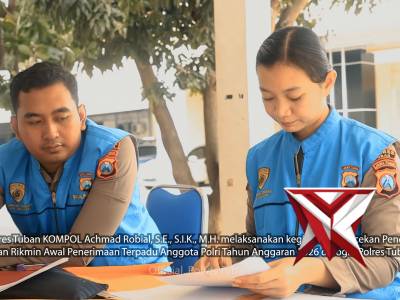 Wakapolres Tuban Cek Langsung Rikmin Awal Penerimaan Polri 2026