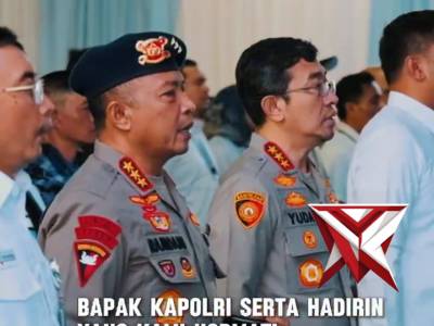 Kapolri Pimpin Tanam Raya Jagung Kuartal I 2026 di Ogan Ilir
