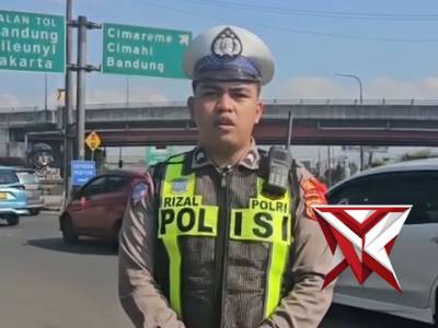 Live report dalam rangka OPS Ketupat Lodaya 2026 situasi arus lalu lintas di Kota Cimahi dan Kawasan