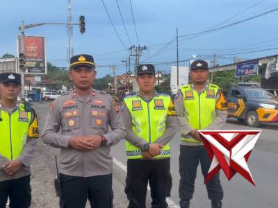 Pantauan arus balik mudik di pospam simpang semambang