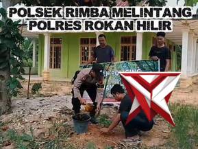 giat green policing oleh polsek rimba melintang