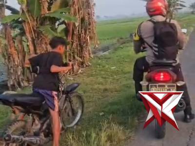 Personel Polsek Paron gerak cepat mendatangi lokasi yang diduga menjadi tempat kegiatan balap liar.