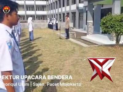 Penyampaian imbauan bagi pelajar melalui kegiatan rutin upacara bendera - PoliceTube