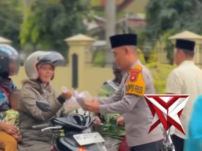 BERBAGI BERKAH DI BULAN SUCI , KAPOLRES OKU SELATAN BERJAMA PJU POLRES OKU SELATAN