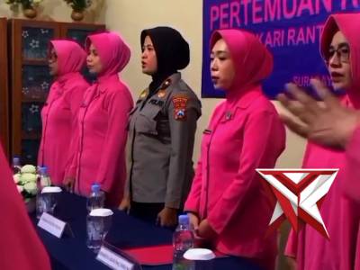 Pertemuan Rutin Bhayangkari Ranting Wiyung