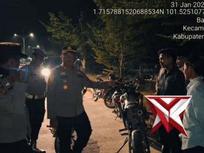 Polsek Rupat patroli cegah Balap liar