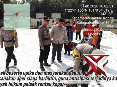 apel kesiapsiagaan bencana karhutla diwilayah rantau kopar - PoliceTube