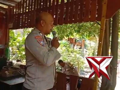 Beri Himbauan Kamtibmas Polsek Turen Polres Malang