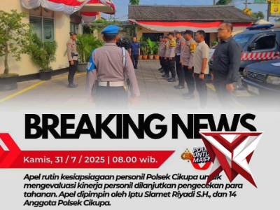 Kegiatan Polsek Cikupa tgl 31/7/2025