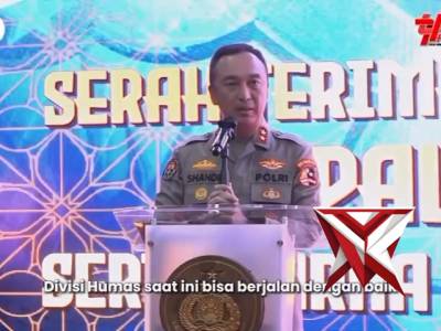 Kepala Divisi Humas Polri, Irjen Pol. Sandi Nugroho, S.I.K., S.H., M.Hum., memimpin Sertijab