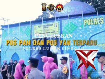 Bakar Semangat Personel, Kapolres dan Bhayangkari Salurkan Bingkisan ke Pos Ops Ketupat 2026