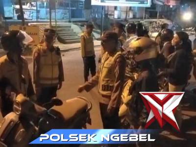 Razia Cipta Kondisi Polsek Ngebel Antisipasi Gangguan Kamtibmas Di Wilayah Hukum Polsek Ngebel