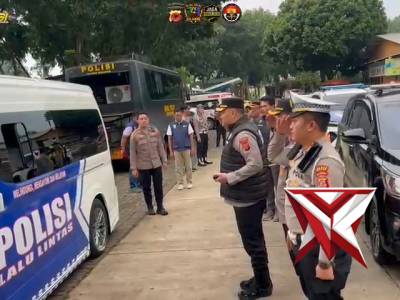 Pengecekan Rest Area 101 B Tol Cipali Oleh Kapolda Jabar