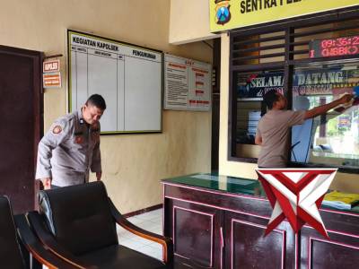 GIAT KERJA BAKTI ASRI DI MAKO POLSEK GUCIALIT