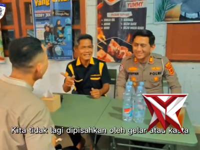 Satuan Lalu Lintas Polres Sarolangun buka puasa bersama ojek online dan pengurus Perusuhan Otobus