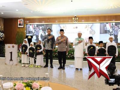 Kapolri Jenderal Polisi Drs. Listyo Sigit Prabowo, M.Si., menggelar buka puasa bersama insan pers di