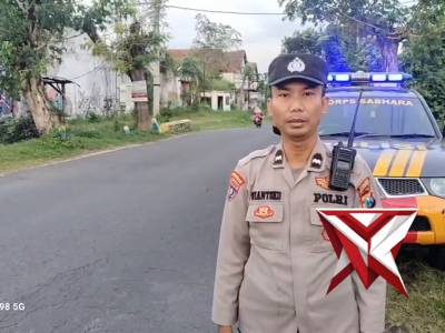 Patroli Jalur Utama Kesono setelah subuh, Desa Bakalan, Kec. Gondang.