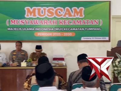 Kapolsek Tumpang menghadiri Kegiatan Musyawarah Kecamatan (Muscam) Majelis Ulama Indonesia - PoliceTube