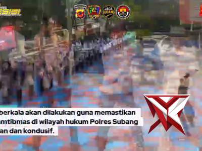 Apel Jam Pimpinan Polres Subang