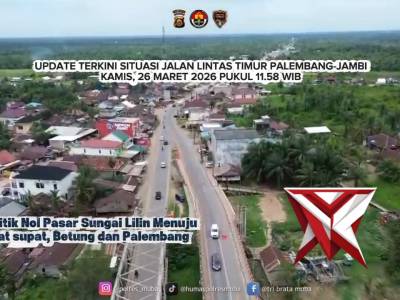 Pantauan lalin palembang-  jambi dalam rangka pengamanan arus balik mudik lebaran 2026

Salam presis