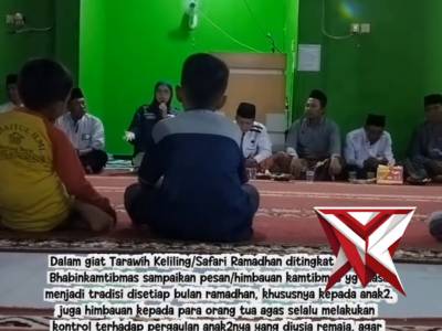 Bu Bhabinkamtibmas Padang Serai Kampung Melayu, AIPDA Veny Asyuarga Kasda,  pererat  silaturahmi mel