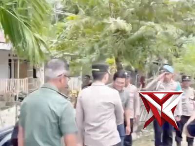 Kapolres Pidie jaya Laksanakan Penanaman Jagung Di Lahan Pondok Pesantren Dalam Rangka Mendukung Swa