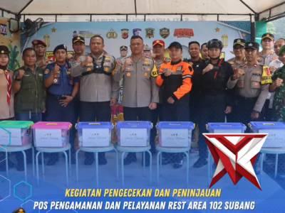 Giat Pengecekan dan Peninjauan Pos Pengamanan & Pelayanan Rest Area 102 Subang Oleh Wakapolda Jabar - PoliceTube