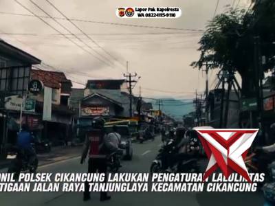 Polsek Cikancung melaksanakan pelayanan sesuai prosedur tetap (Protap) gatur pagi