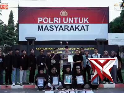 Pelayanan Aksi Damai Polres Probolinggo