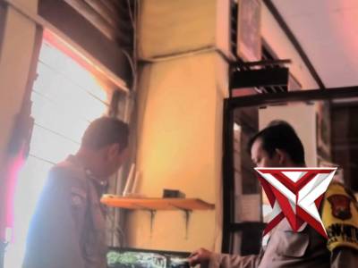 Serah terima piket penjagaan