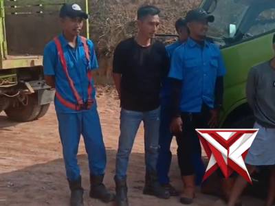 Kapolsek Pampangan AKP HENDRI PERMANA, S.H., M.H. melaksanakan kegiatan sambang dengan memberikan hi