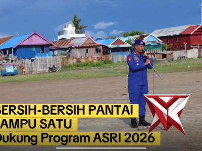 BERSIH-BERSIH PANTAI LAMPU SATU, DUKUNG PROGRAM ASRI 2026