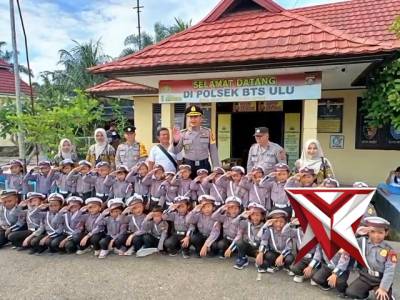 Kedatangan polisi cilik ke polsek bts ulu