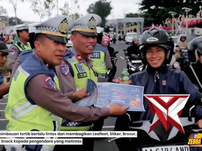 Sosialisasi tertib Berlalu Lintas dalam rangka Ops Zebra Candi 2025 Satlantas Polres Kebumen