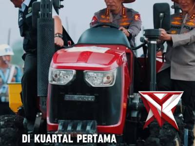 Kapolri Pimpin Tanam Raya Jagung Kuartal I 2026 di Ogan Ilir