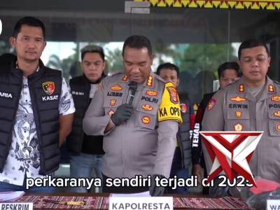 Tindakan Tegas Terukur! Polresta Bandar Lampung Lumpuhkan Pelaku Curanmor Bersenjata Api