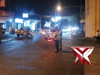 Pam jalur malam takbir Iidul fitri di simp 3 Pugeran, Gondang