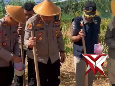 Tanam Jagung Kuartal I 2026 Polres Pacitan