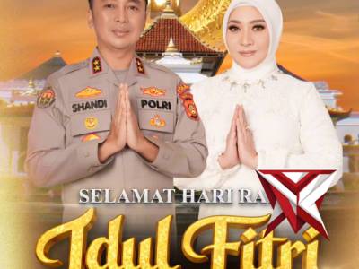 09. Polda Sumsel mengucapkan Selamat Hari Raya Idul Fitri 1447 H
Mohon Maaf Lahir  dan Bathin