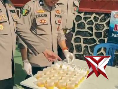 TEGASKAN KOMITMEN NARKOBA POLRES BANGKA SELATAN CEK URINE PERSONILNYA - PoliceTube