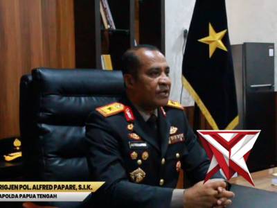 UCAPAN HUT TNI POLDA PAPUA TENGAH