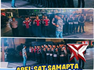 APEL SATSAMAPTA ANTISIPASI TAWURAN