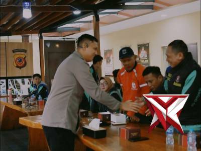 Silaturahmi Kapolres Bersama Ojol Kamtibnas Kota Cimahi dan Kab. Bandung Barat