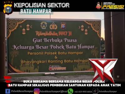 giat berbuka puasa bersama personil polsek batu hampar
