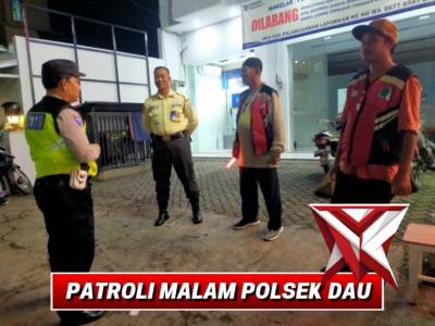 PATROLI MALAM POLSEK DAU - PoliceTube
