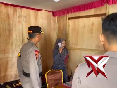 Giat Wakapolres Muratara bersama PJU melaksanakan giat kunjungan di pos pam dan pos yan