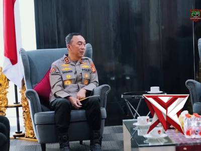 Kapolda Sumatera Selatan Irjen Pol Dr. Sandi Nugroho menerima audiensi jajaran pimpinan PLN UID S2JB