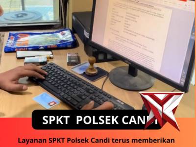 SPKT POLSEK CANDI MEMBERIKAN PELAYANAN PRIMA