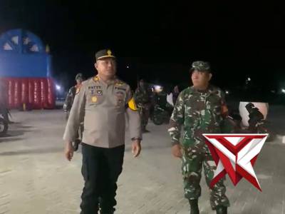 Patroli gabungan TNI POLRI cipta kondisi kamtibmas di kabupaten MBD