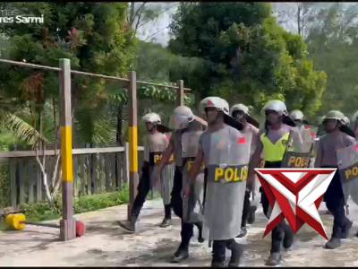 PELATIHAN DALMAS SAT SAMAPTA POLRES SARMI